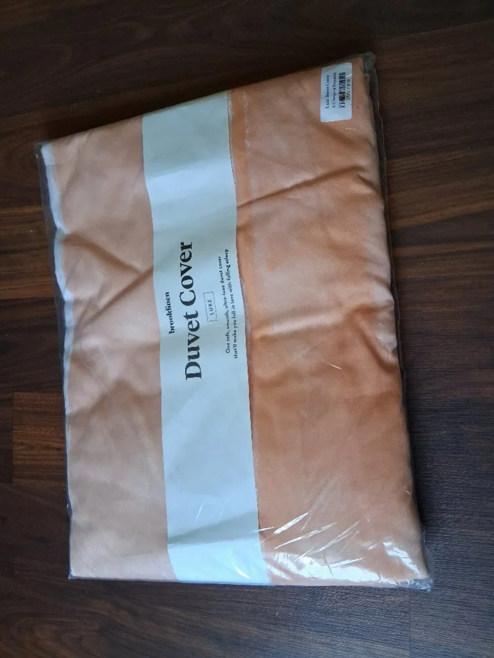 Brooklinen FULL /QUEEN Dreamsicle Luxe Stripes Duvet Cover. NO SHAMS